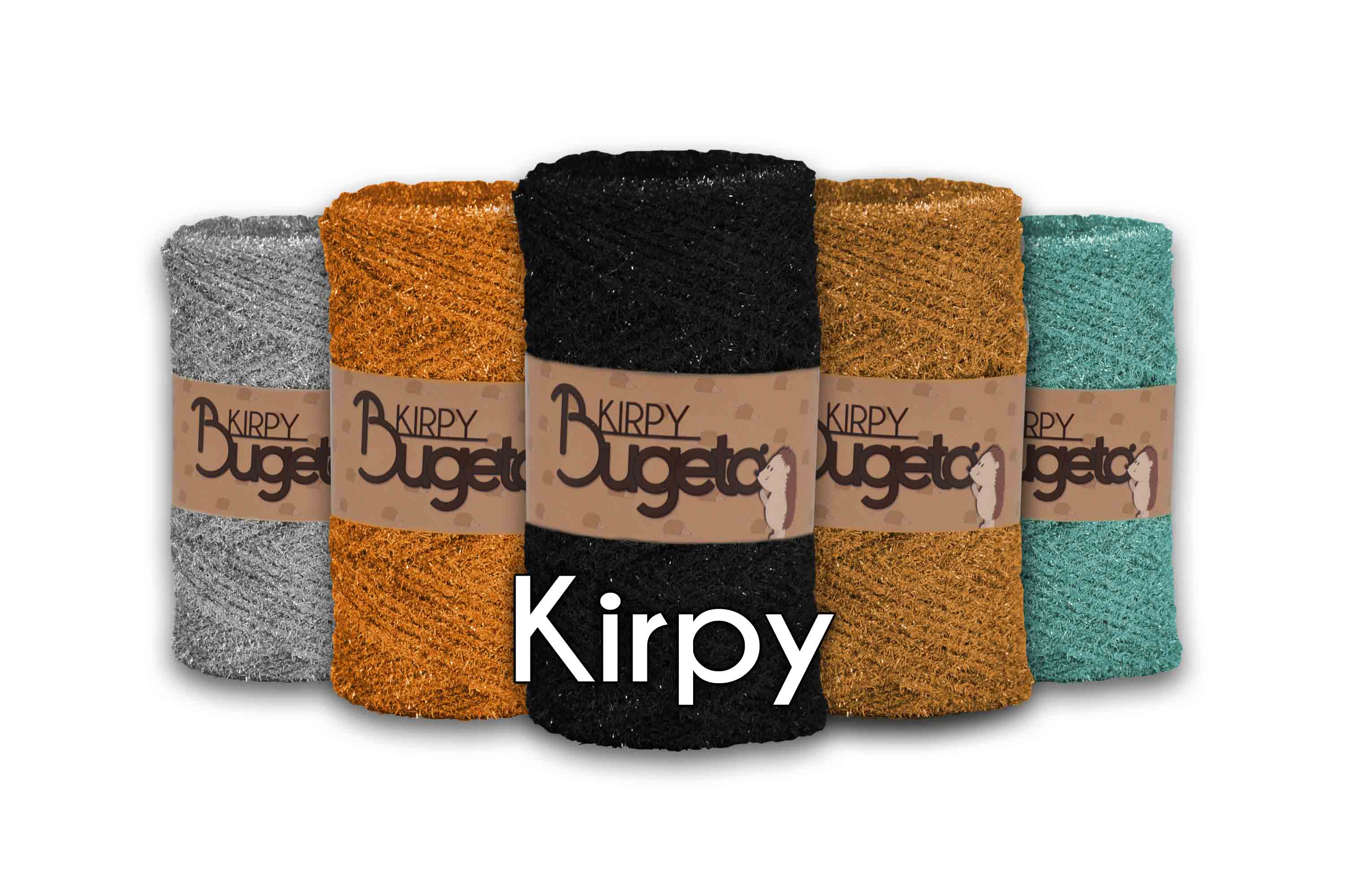 kirpy yarns metallic confetti yarn shiny yarn bugeto yarn