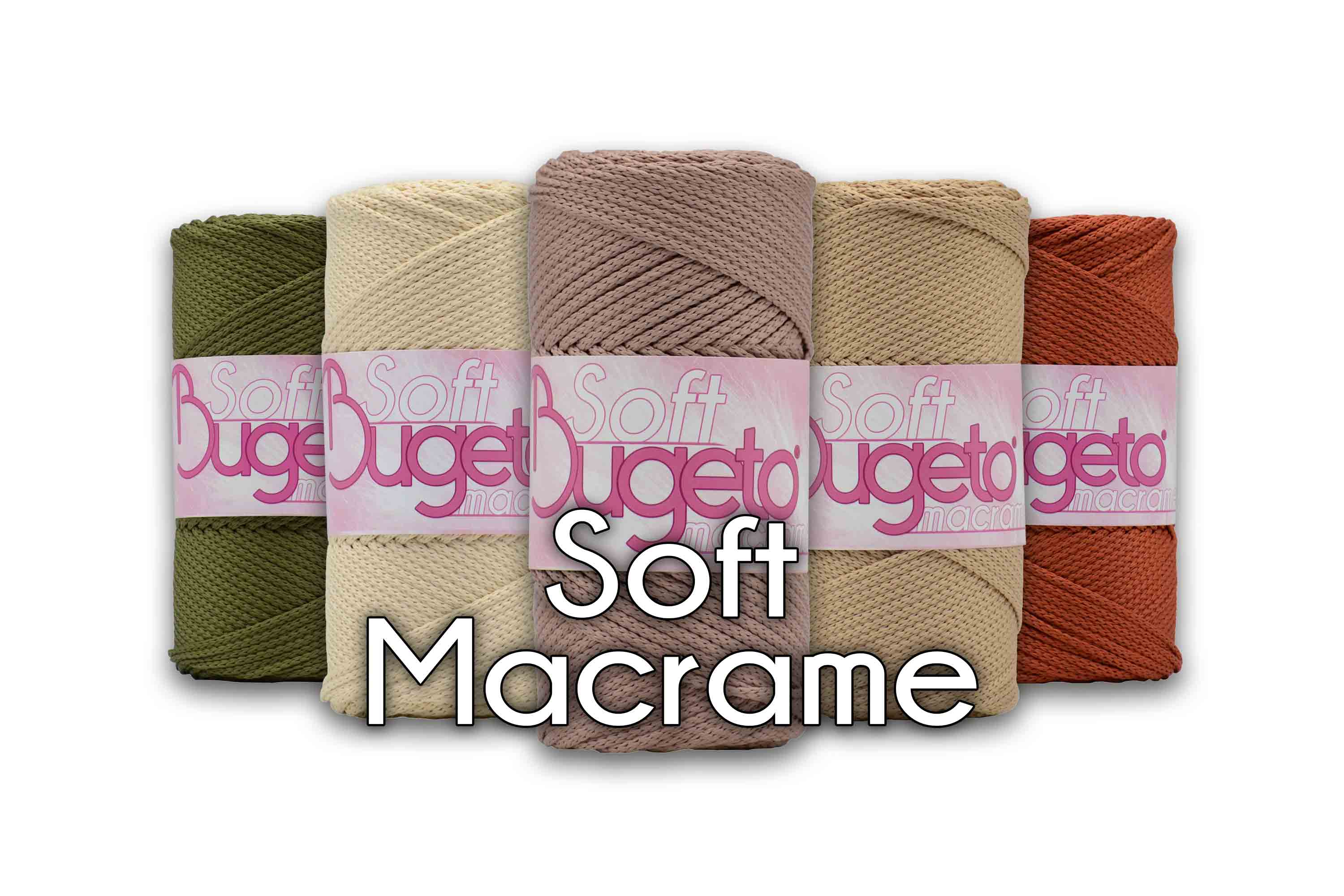 POLYESTER yarns soft macrame yarns bugeto yarn