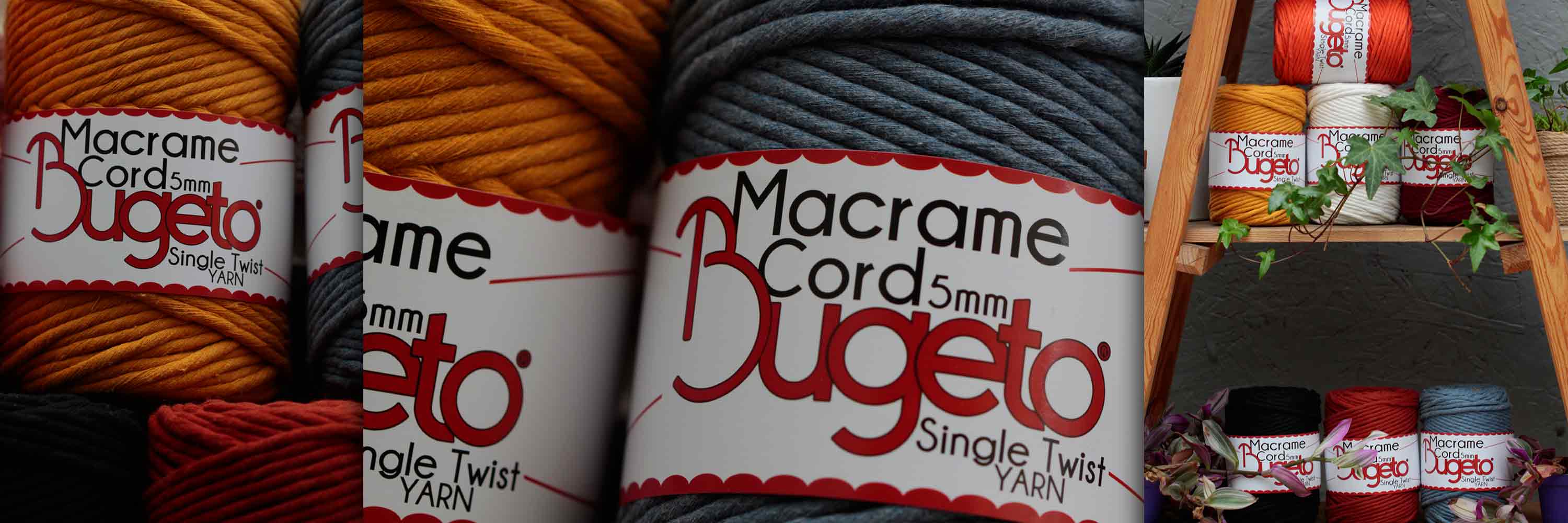 wall type macrame yarns macrame cord yarns 5mm wall type macrame yarn bugeto yarn 