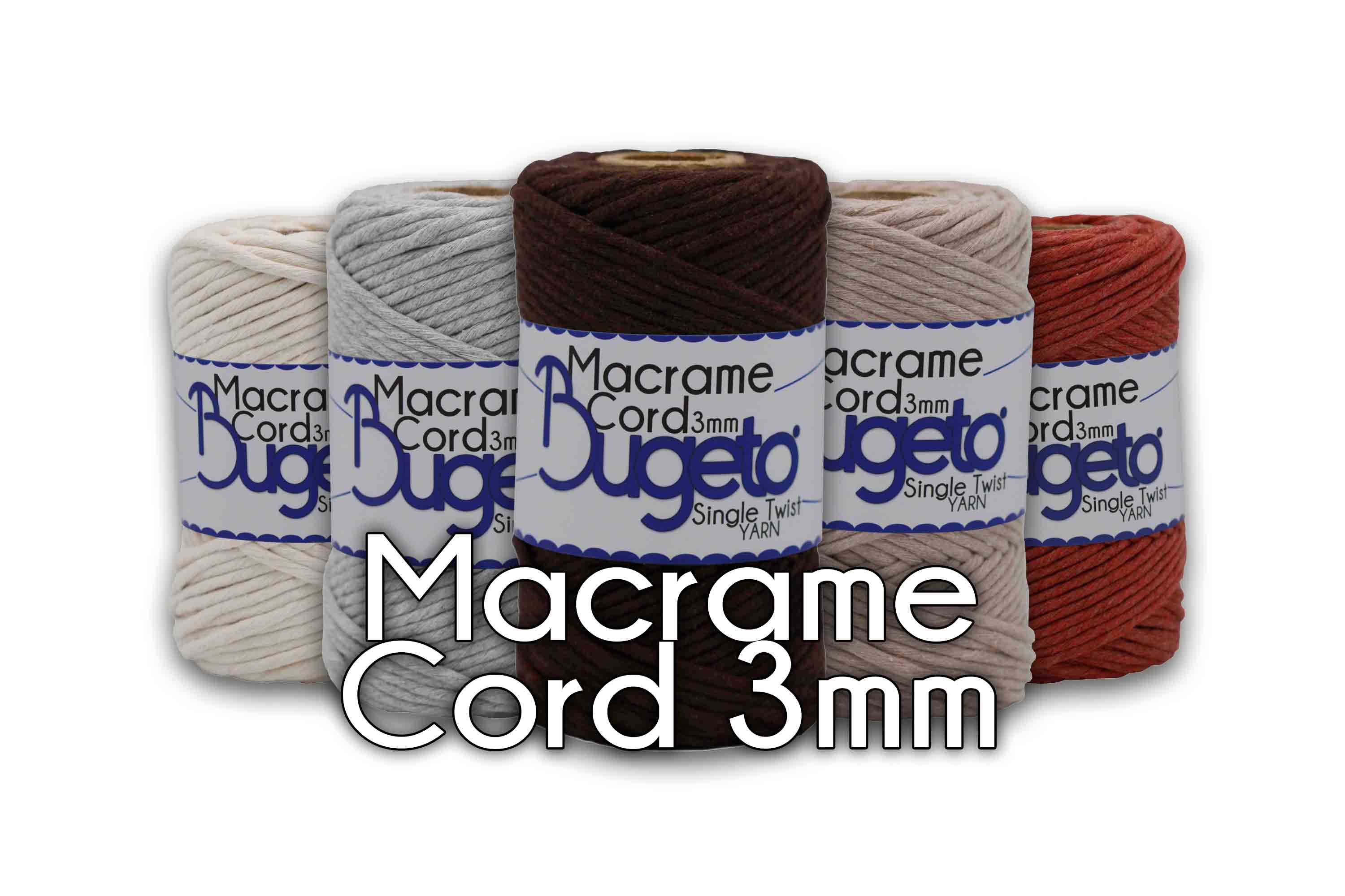 wall type macrame yarns macrame cord yarns bugeto yarn