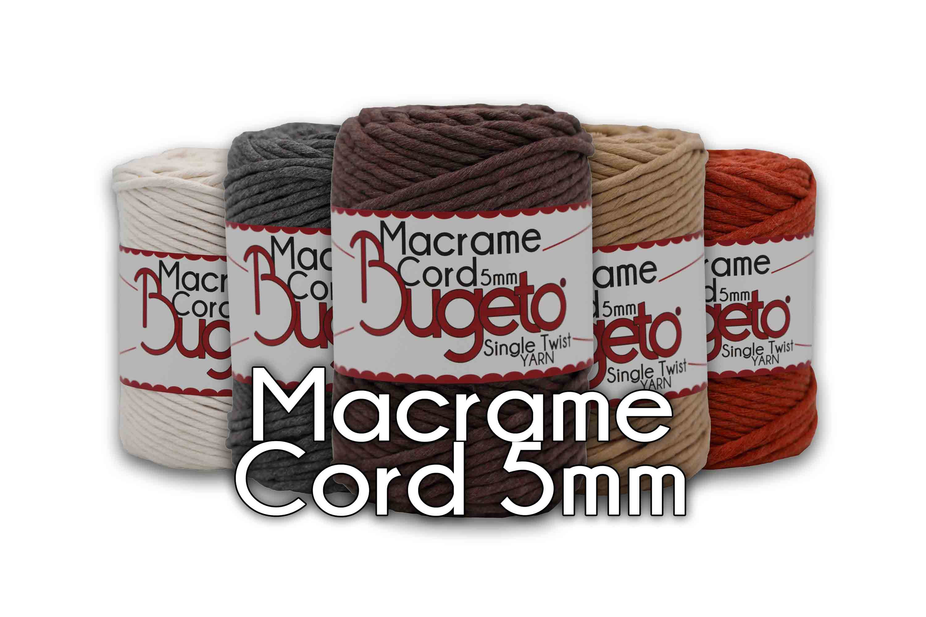 wall type macrame yarns macrame cord yarns 5mm wall type macrame yarn bugeto yarn 